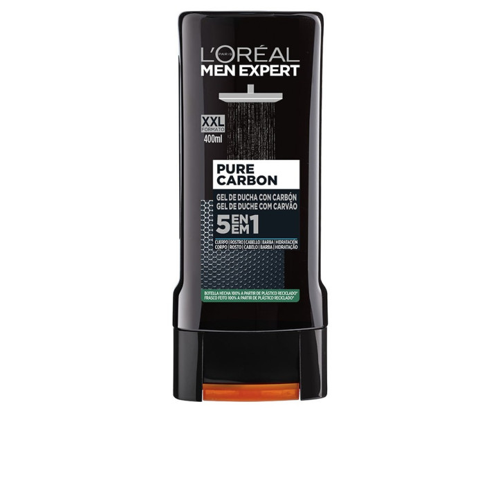 Gel de dus revitalizant imbogatit cu carbune activ L’oreal Paris MEN EXPERT 400 ml