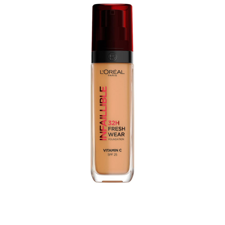 Fond de ten cu acoperire mare si protectie solara L’oreal Paris INFAILLIBLE SPF25 #310 30 ml