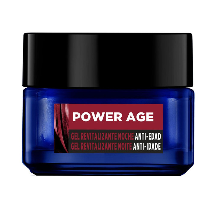 Gel facial revitalizant de noapte pentru barbati cu efect de regenerare L’oreal Paris MEN EXPERT POWER AGE 50 ml