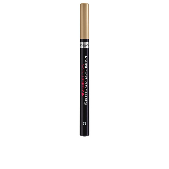 Marker de sprancene cu efect profesional de microblading L'Oréal Paris UNBELIEVA BROW #101 blonde 4.5 ml