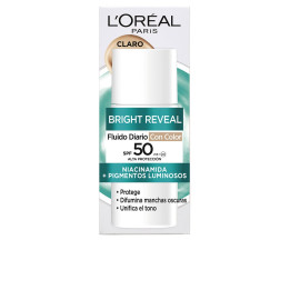 Protectie solara faciala cu pigmenti de culoare L’oreal Paris BRIGHT REVEAL NIACINAMIDA SPF50 #claro 50 ml