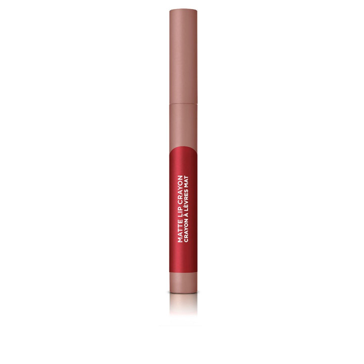 Ruj-creion mat cu textura usoara si confortabila L’oreal Paris INFALLIBLE #113 brulee everyday 2.5 g