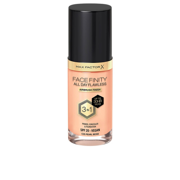 FACEFINITY 3IN1 primer, concealer &amp; foundation #35-pearl beige 30 ml