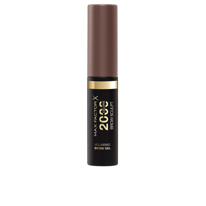 Gel pentru fixarea si definirea sprancenelor Max Factor 2000 CALORIE volumising brow gel 001 soft brown 4.5 ml