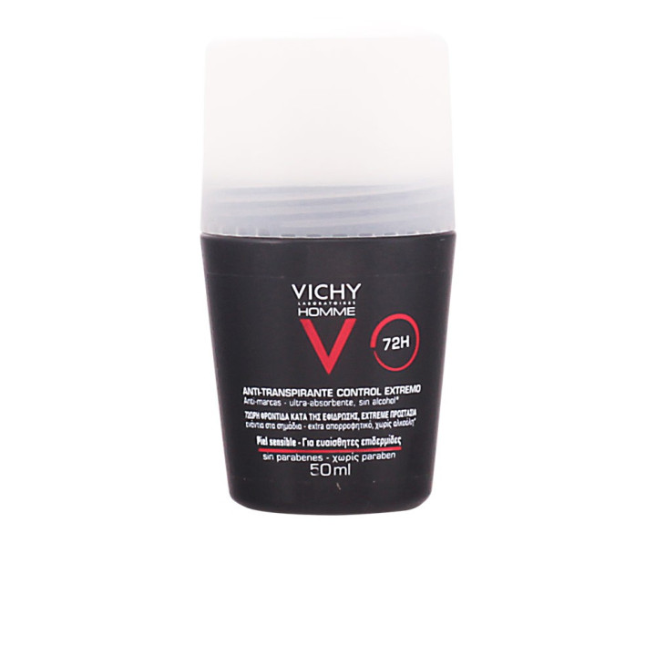Deodorant roll-on pentru barbati cu protectie de pana la 72h VICHY HOMME 50 ml