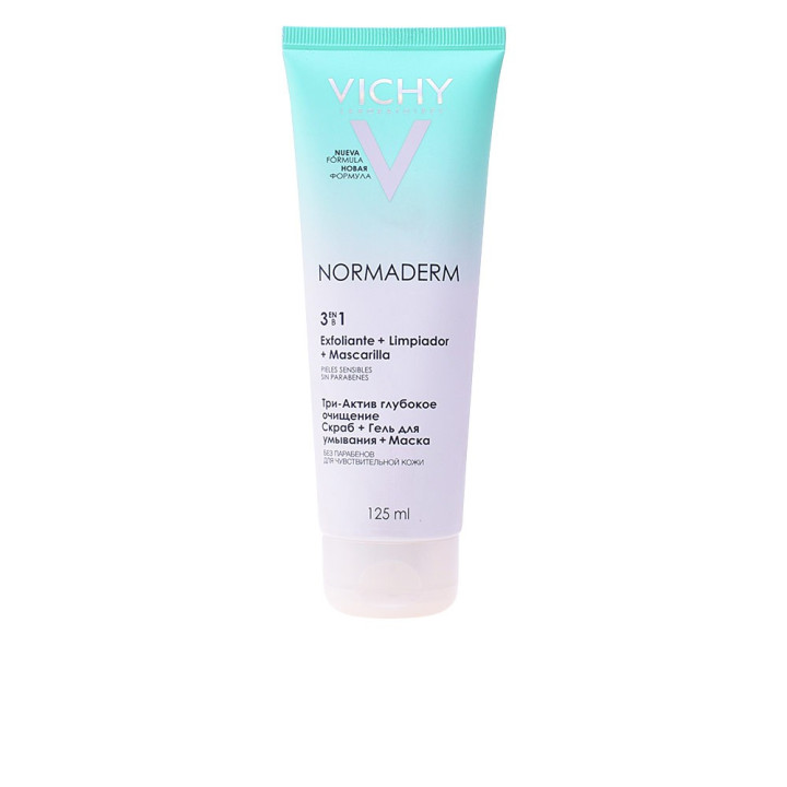 Exfoliant facial 3 in 1 cu efect de curatare Vichy NORMADERM 3 EN 1 125 ml