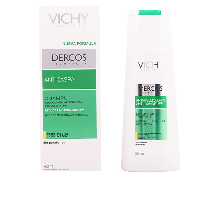 Sampon hidratant anti-matreata pentru parul si scalpul uscat VICHY DERCOS 200 ml