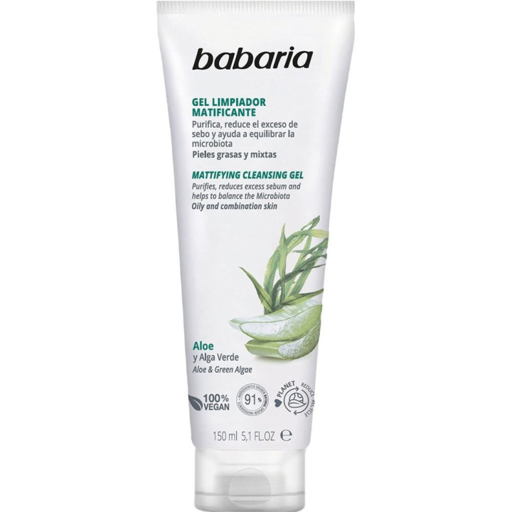 Gel demachiant pentru ten Babaria ALOE VERA 150 ml