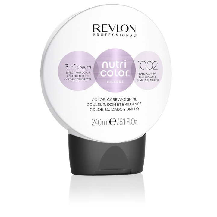 Balsam hranitor cu pigmenti colorati pentru revigorarea culorii Revlon NUTRI COLOR 1002 240 ml