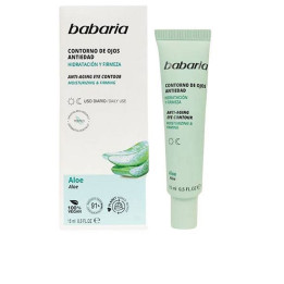 Crema pentru conturul ochilor cu efect anti-rid Babaria ALOE VERA 15 ml