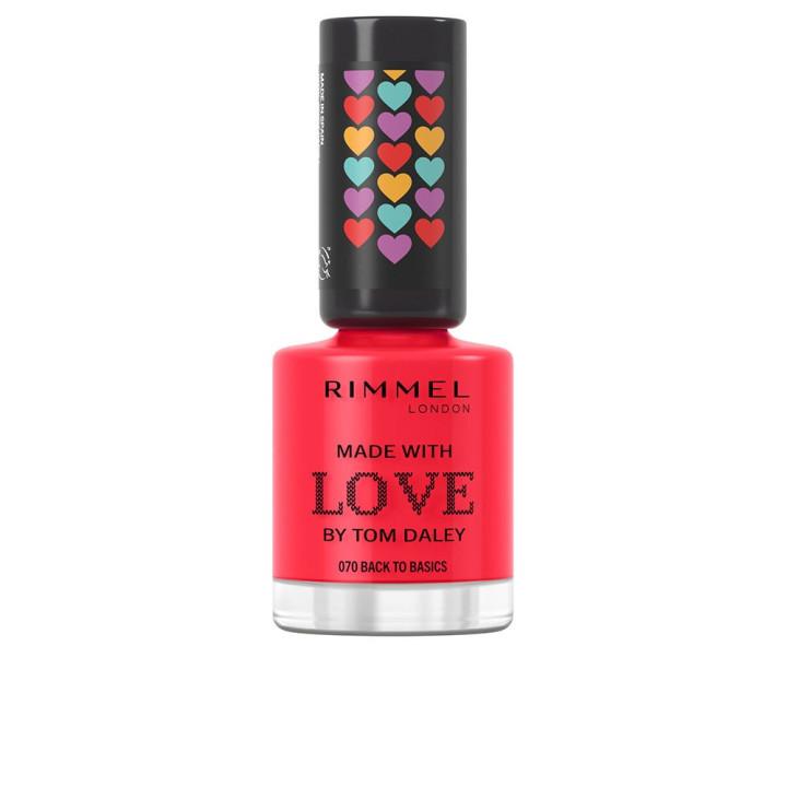 MADE WITH LOVE by Tom Daley nail polish #430-coralicious 8 ml