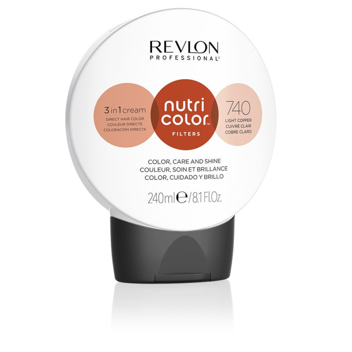 Balsam hranitor cu pigmenti colorati pentru revigorarea culorii Revlon NUTRI COLOR 740 240 ml