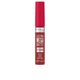 Ruj lichid cu finisaj mat catifelat Rimmel London LASTING MEGA MATTE #500 fire starter 7.4 ml