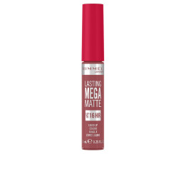 Ruj lichid cu finisaj mat catifelat Rimmel London LASTING MEGA MATTE #210 rose &amp; shine 7.4 ml