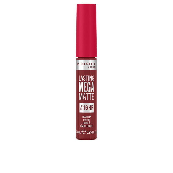 Ruj lichid cu finisaj mat catifelat Rimmel London LASTING MEGA MATTE 930 ruby passion 7.4 ml