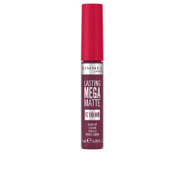 Ruj lichid cu finisaj mat catifelat Rimmel London LASTING MEGA MATTE #940 rock me purple 7.4 ml