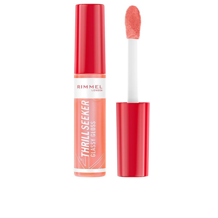 Luciu de buze cu stralucire intensa Rimmel London THRILL SEEKER #250 peachy vibes 6 ml