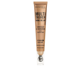 Corector 2 in 1 cu acoperire medie Rimmel London MULTITASKER WAKE ME UP #light honey 20 ml