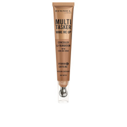 Corector 2 in 1 cu acoperire medie Rimmel London MULTITASKER WAKE ME UP #toffee 20 ml
