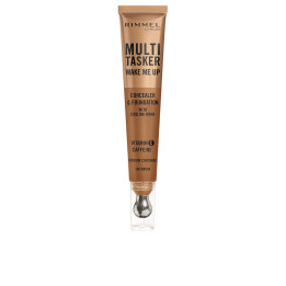 Corector 2 in 1 cu acoperire medie Rimmel London MULTITASKER WAKE ME UP #mocha 20 ml