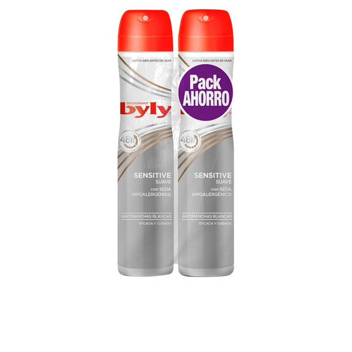 Set Deodorant-spray pentru pielea sensibila byly SENSITIVE DESODORANTE 2 buc