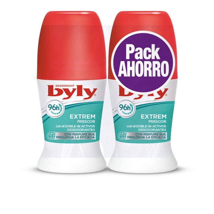 Set Deodorant roll-on de lunga durata byly EXTREM FRESCOR 96H 2 x 50 ml
