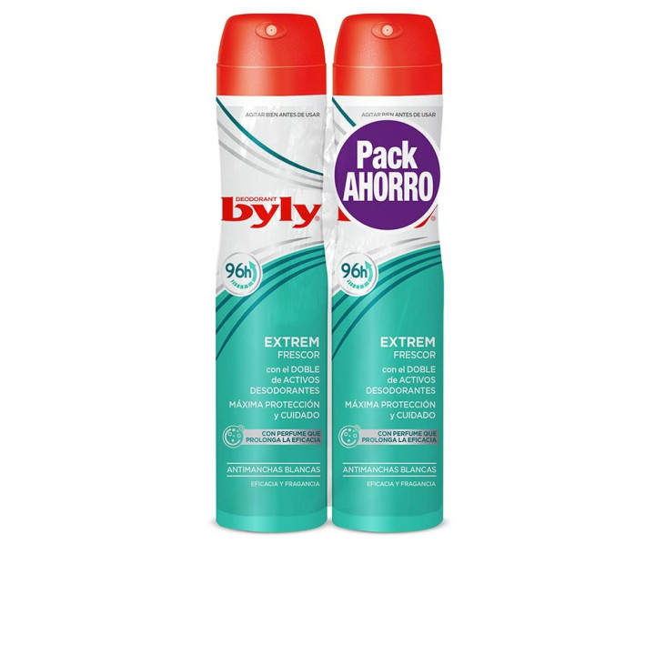 Set Deodorant-spray de lunga durata byly EXTREM FRESCOR 96H 2 x 200 ml