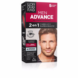 Vopsea de par pentru barbati cu acoperire naturala LLONGUERAS MEN ADVANCE 5 maro deschis