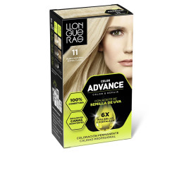 Vopsea de par cu acoperire de lunga durata LLONGUERAS COLOR ADVANCE 11 blond natural extra deschis