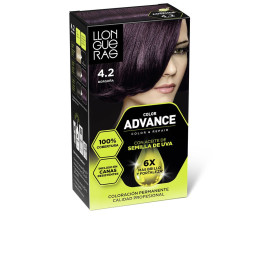 Vopsea de par cu acoperire de lunga durata LLONGUERAS COLOR ADVANCE 4.2 burgundy