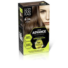 Vopsea de par cu acoperire de lunga durata LLONGUERAS COLOR ADVANCE 6.24 maro macadamia