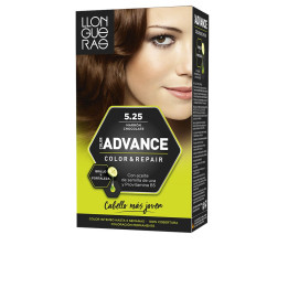 Vopsea de par cu acoperire de lunga durata LLONGUERAS COLOR ADVANCE 5.25 maro ciocolatiu