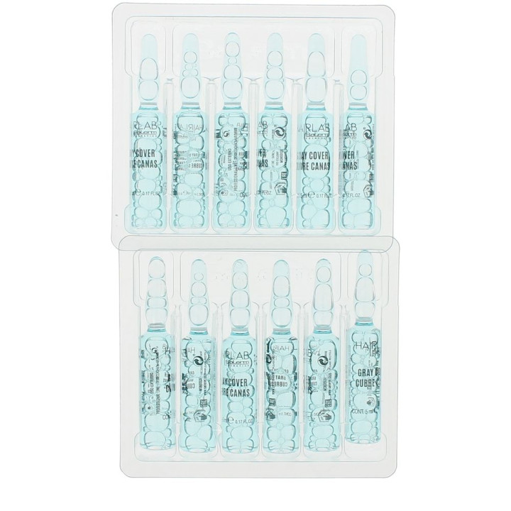 Fiole profesionale pentru acoperirea intensa a firelor albe Salerm Cosmetics GRAY COVER 60 ml