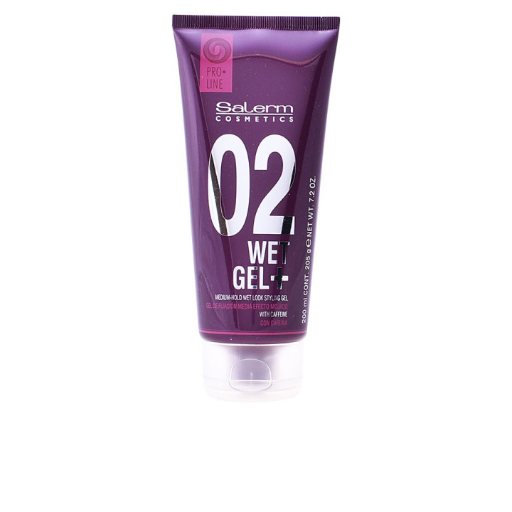 Gel de par cu efect wet look Salerm Cosmetics WET GEL+ 200 ml
