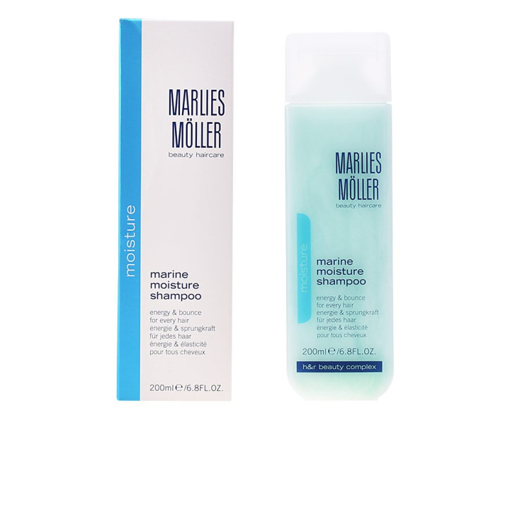 Sampon cu ingrediente marine si botanice MARLIES MOLLER MARINE MOISTURE 200 ml