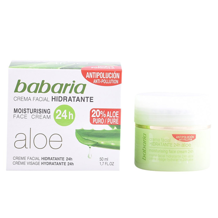 Crema faciala hidratanta Babaria ALOE VERA 50 ml