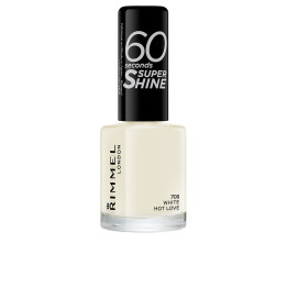 60 SECONDS SUPER SHINE nail polish #703-white hot love 8 ml
