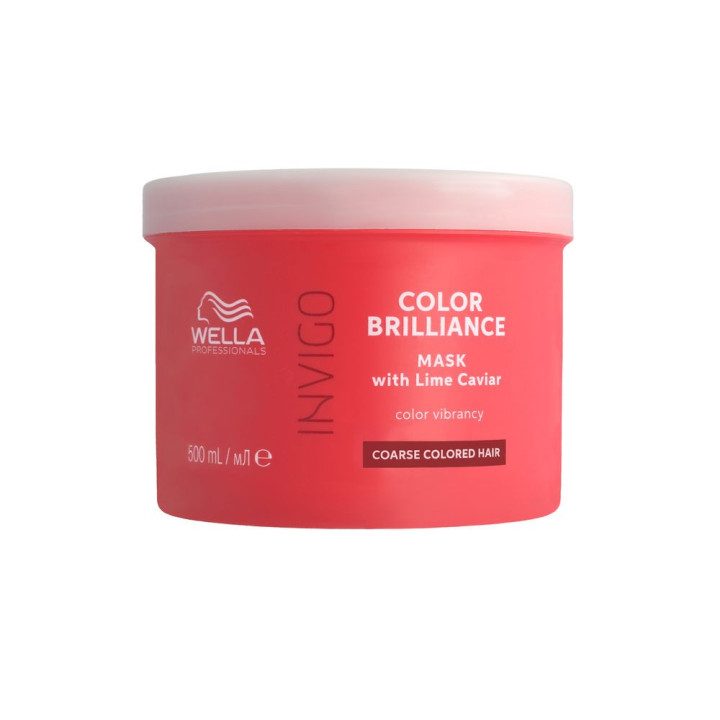 Masca hidratanta pentru parul vopsit si gros Wella Professionals INVIGO COLOR BRILLIANCE 500 ml