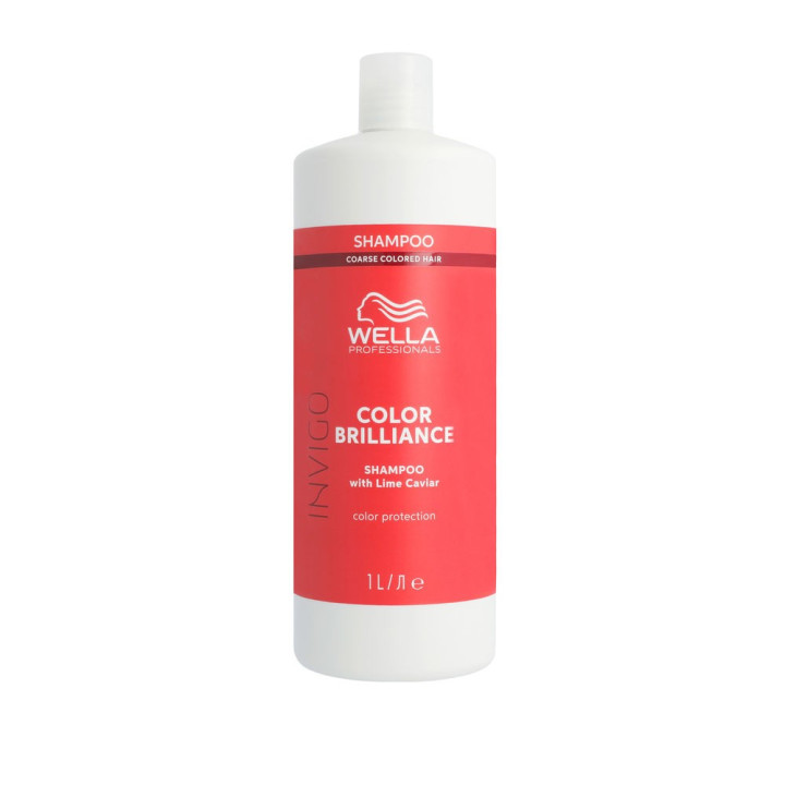 Sampon hidratant pentru parul vopsit si gros Wella Professionals INVIGO COLOR BRILLIANCE 1000 ml