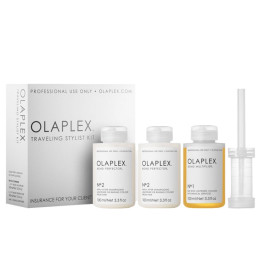 Set pentru ingrijirea parului blond OLAPLEX TRAVELING STYLIST 3 buc