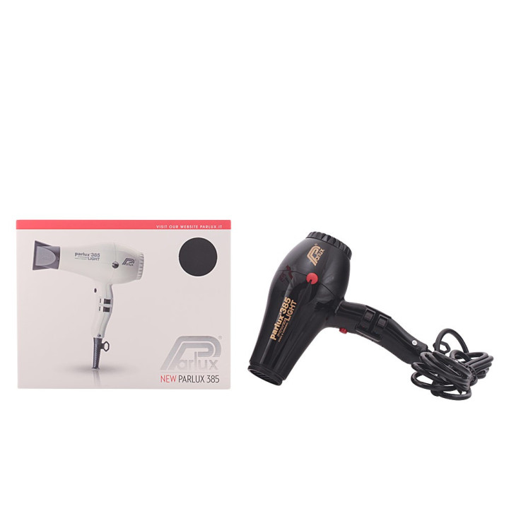 Uscator profesional de par Parlux 385 Powerlight Tehnologie cu Ioni si Invelis Ceramic 2150W Negru