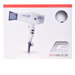 Uscator profesional de par Parlux 385 Powerlight Tehnologie cu Ioni si Invelis Ceramic 2150W Alb
