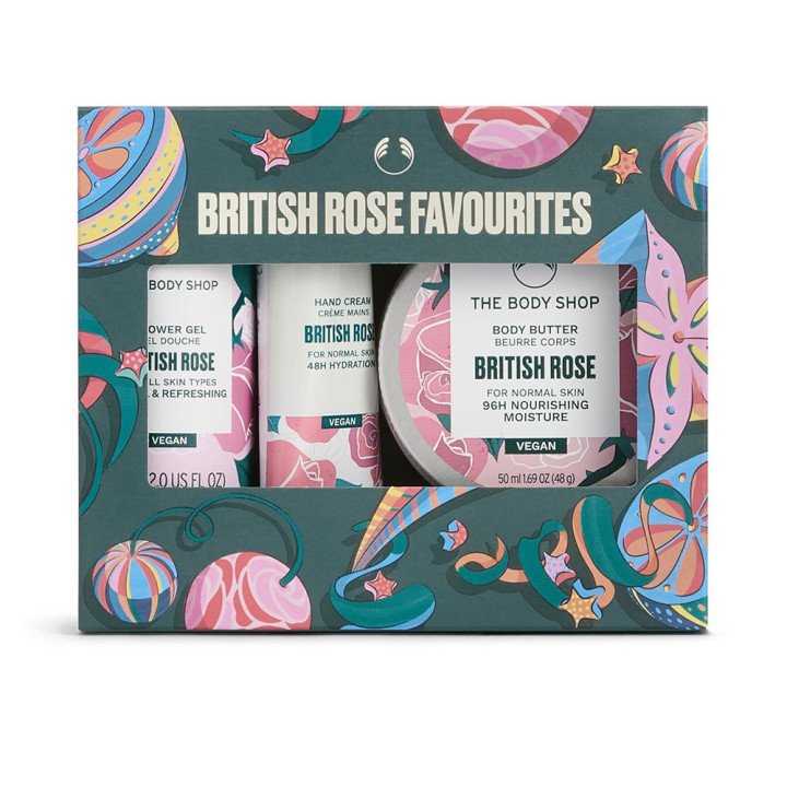 MINI BRITISH ROSE FAVOURITES CASE 3 pcs