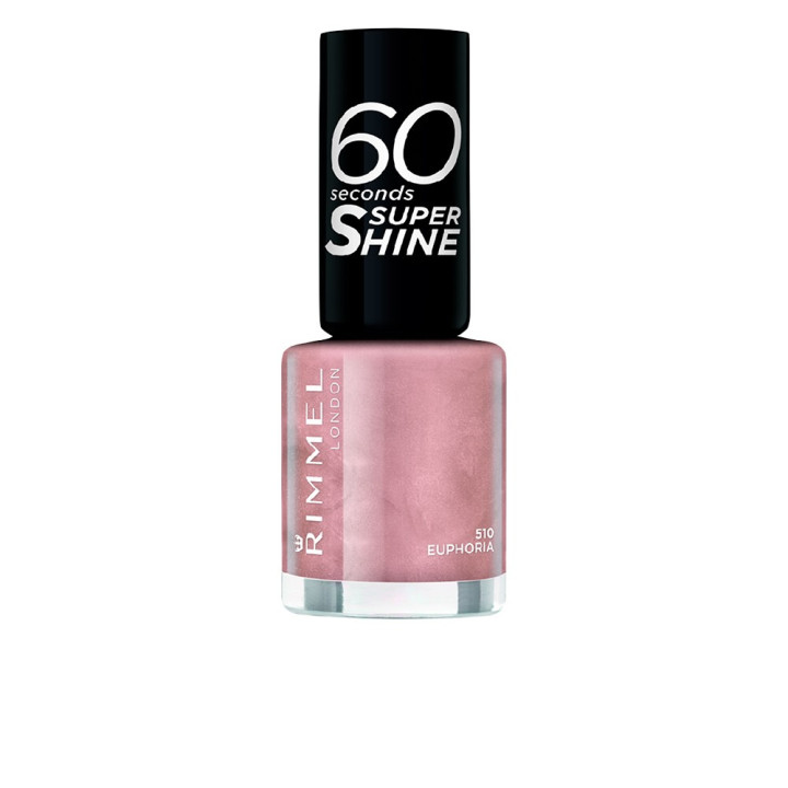 Lac de unghii cu uscare rapida Rimmel London 60 SECONDS SUPER SHINE #510 euphoria 8 ml