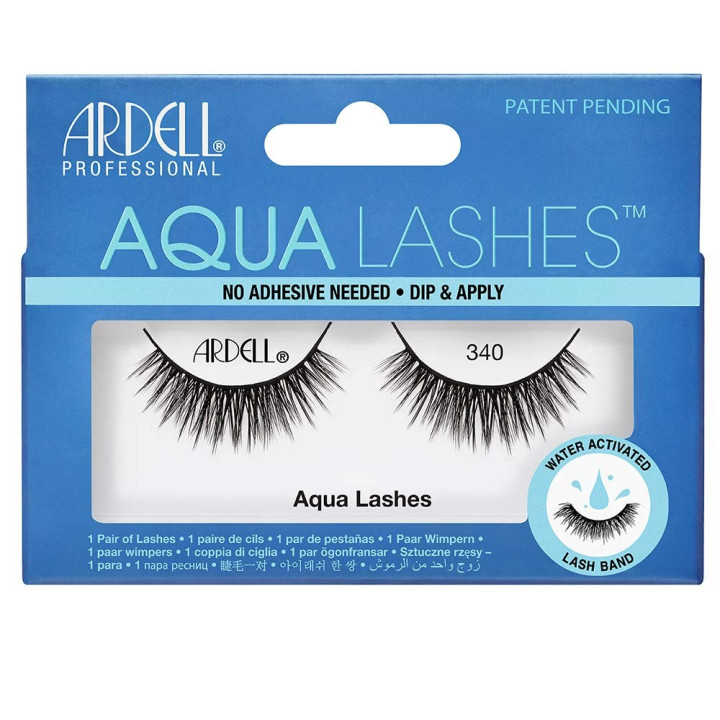 Gene false cu activare pe baza de apa Ardell AQUA LASHES 340 1 buc