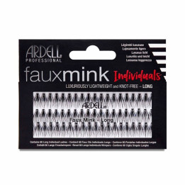 FAUX MINK pestañas individuales negras #long 1 u