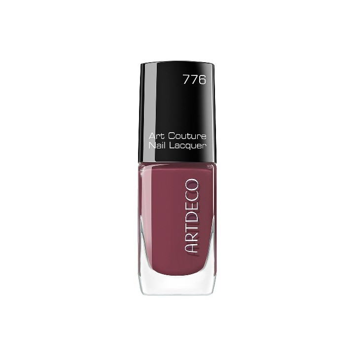 Lac de unghii cu efect unic de luciu Artdeco ART COUTURE 776 rosu inchis cu tenta de maro si caramiziu 10 ml
