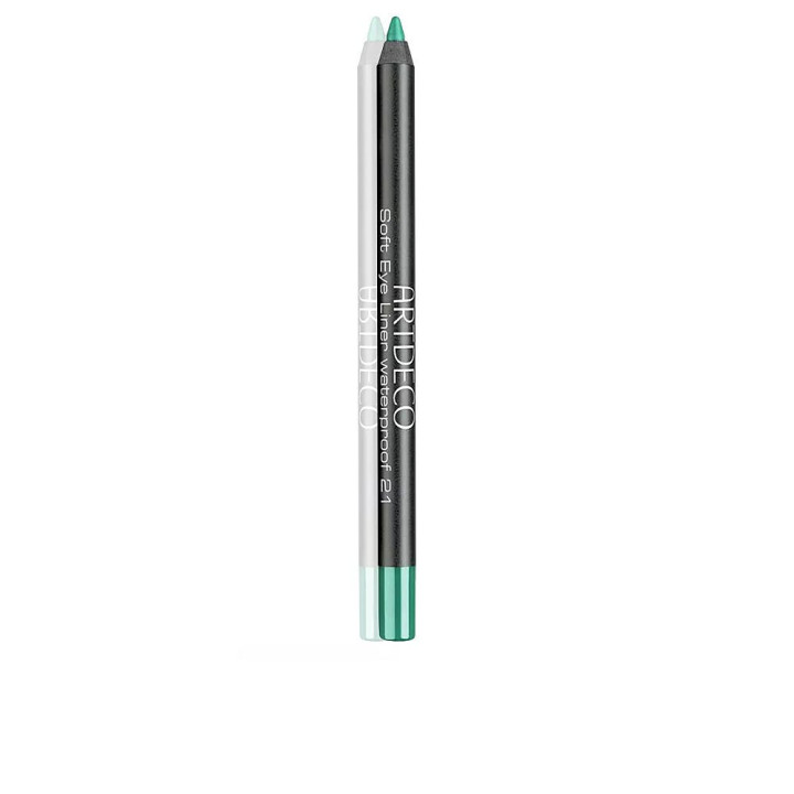 Creion de ochi cu textura cremoasa Artdeco SOFT EYE LINER 21verde deschis cu reflexii metalice 1.2 g