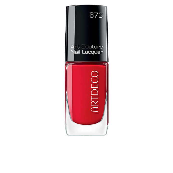 Lac de unghii cu finisaj lucios ARTDECO ART COUTURE 673 rosu-portocaliu 10 ml