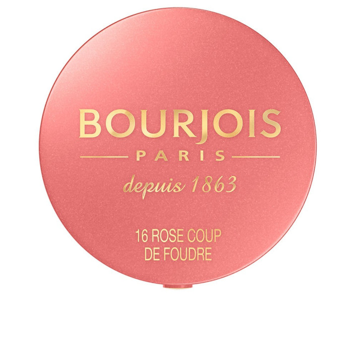 Fard de obraz compact cu rezistenta indelungata Bourjois Little Round 16 roz fructat 2.5 g